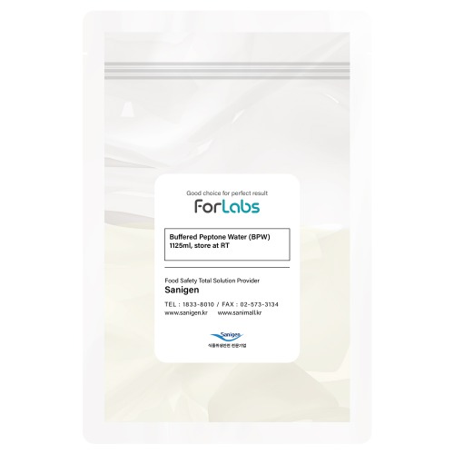 ForLabs Tryptic Soy Broth (TSB) w/10％ NaCl 1125mL 3bag/box 지퍼백 액상배지 생배지 액체배지